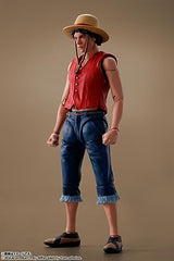 Tamashii Nations Luffy SHFiguarts in dynamic pose for diorama photography