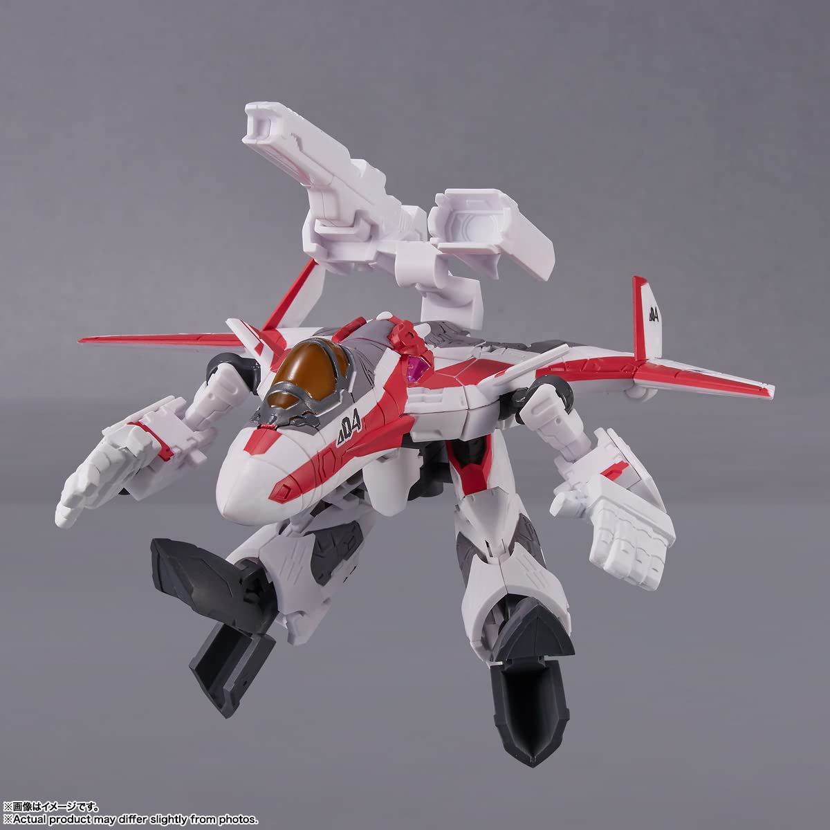 Tamashii Nations Macross Delta Siegfried stand supports stable posing.