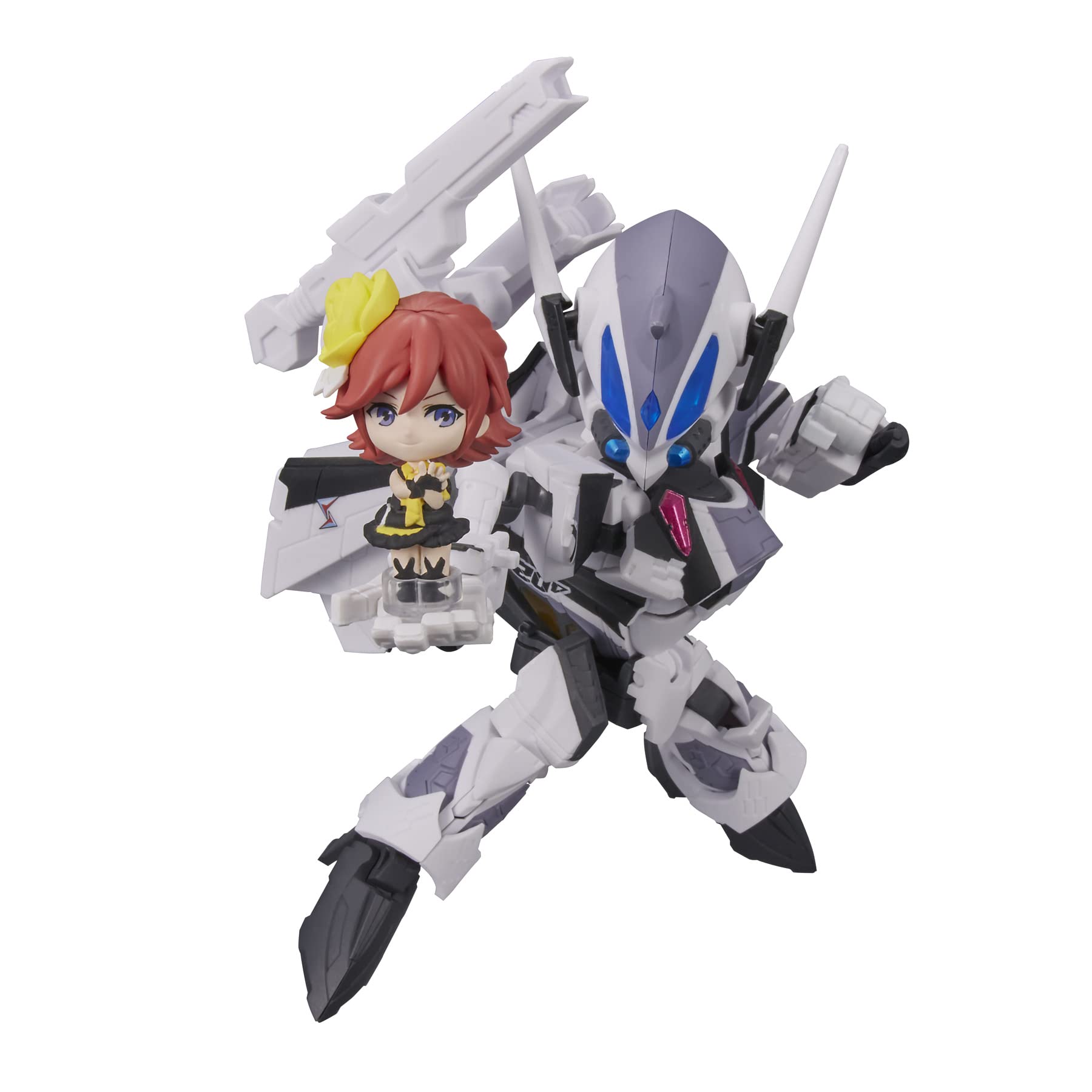 TAMASHII NATIONS Macross Delta VF-31F Siegfried Messer use with battle stand for dynamic posing