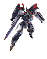 Tamashii Nations VF-25F Super Messiah Valkyrie in dynamic display pose for collection