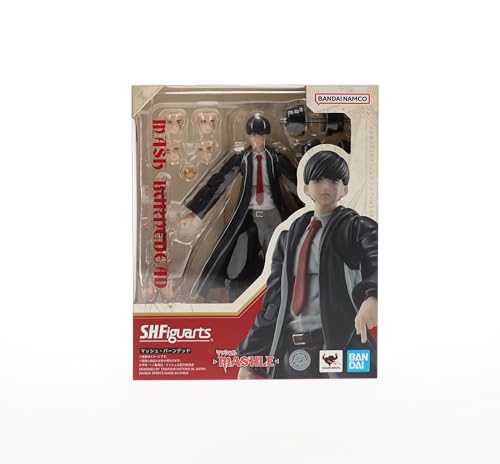 TAMASHII NATIONS Mash Burnedead expression parts offer varied moods.
