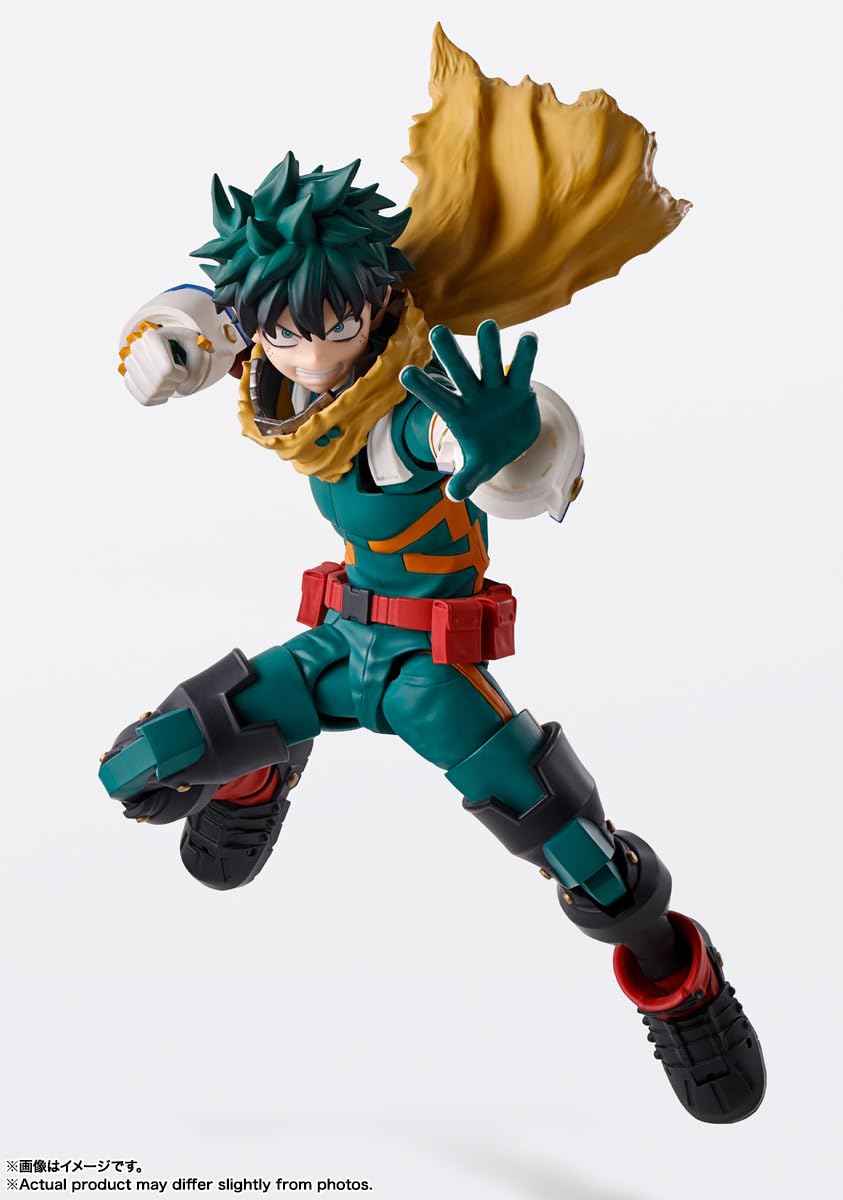 TAMASHII NATIONS Izuku Midoriya right wrist replacement parts enabling varied grips.