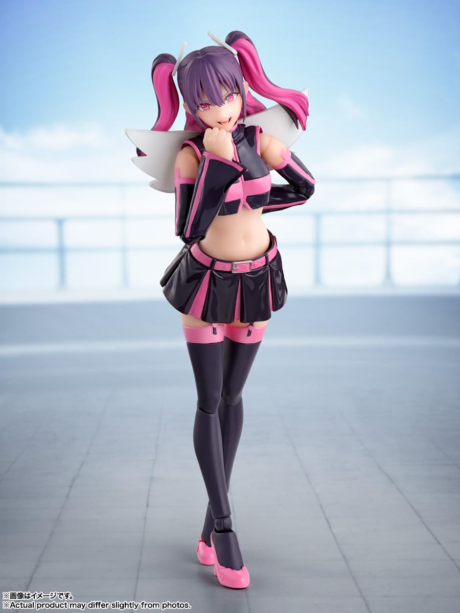 TAMASHII NATIONS Miriella wrist-parts right allow precise grip in action scenes.