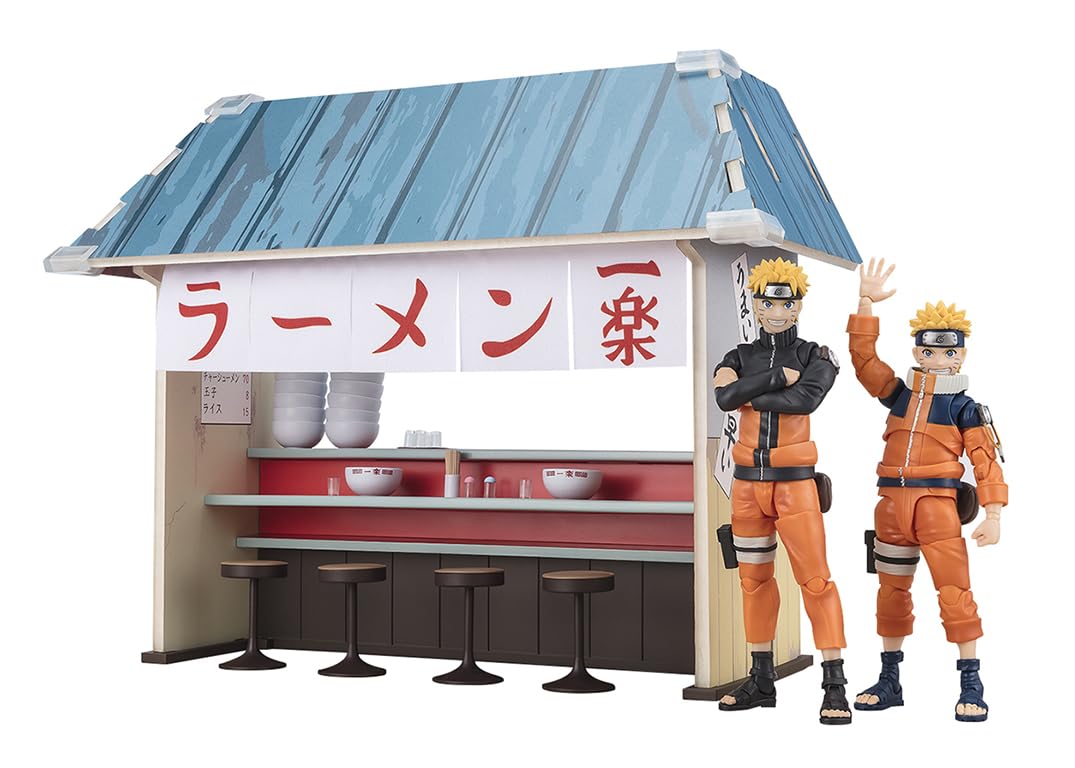 Tamashii Nations Naruto Ichiraku ramen set for vivid diorama displays.