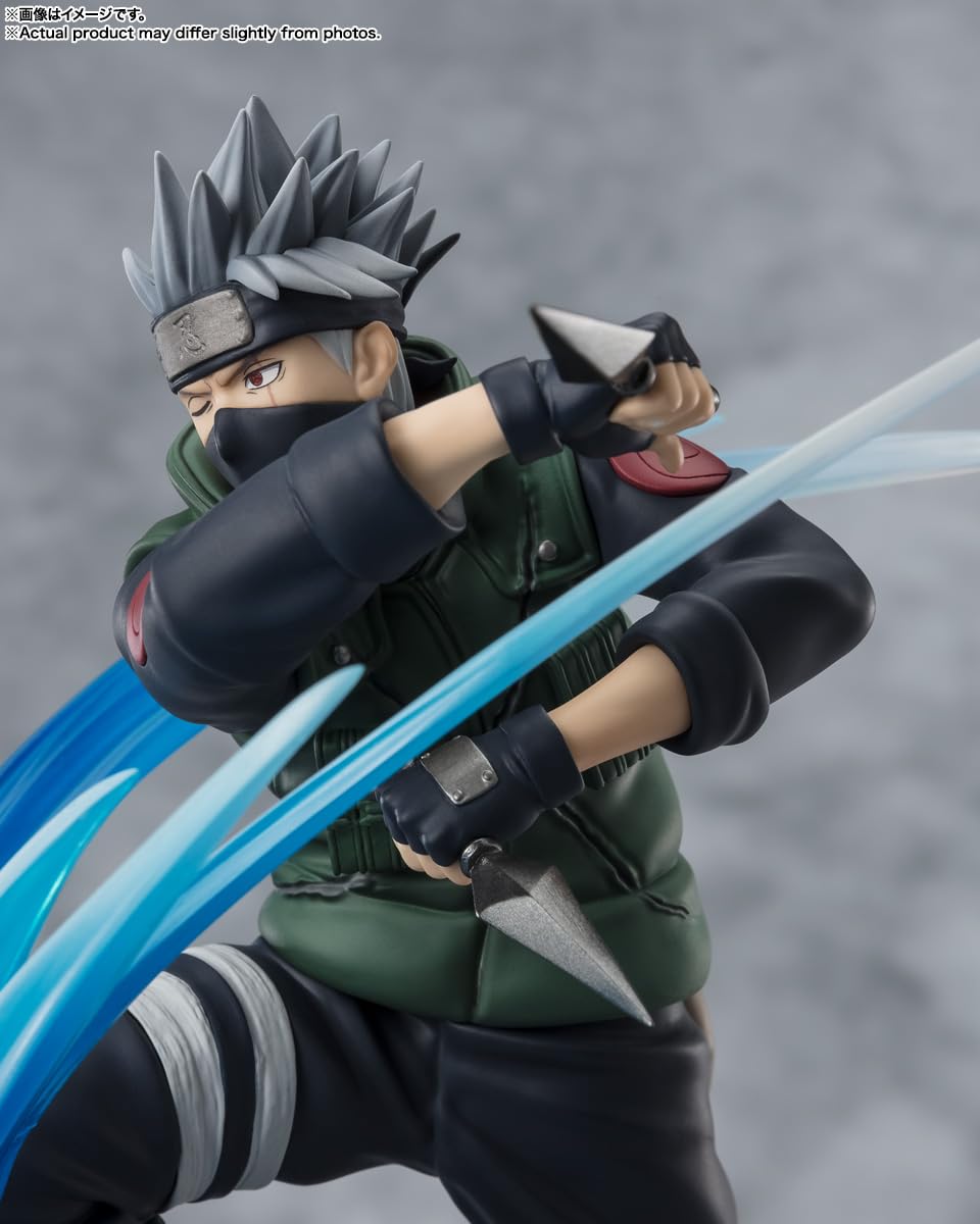 Tamashii Nations Kakashi Hatake scale shot for shelf placement.