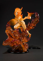 Tamashii Nations Naruto Kizuna relation effect parts emphasize dramatic scene and display versatility.