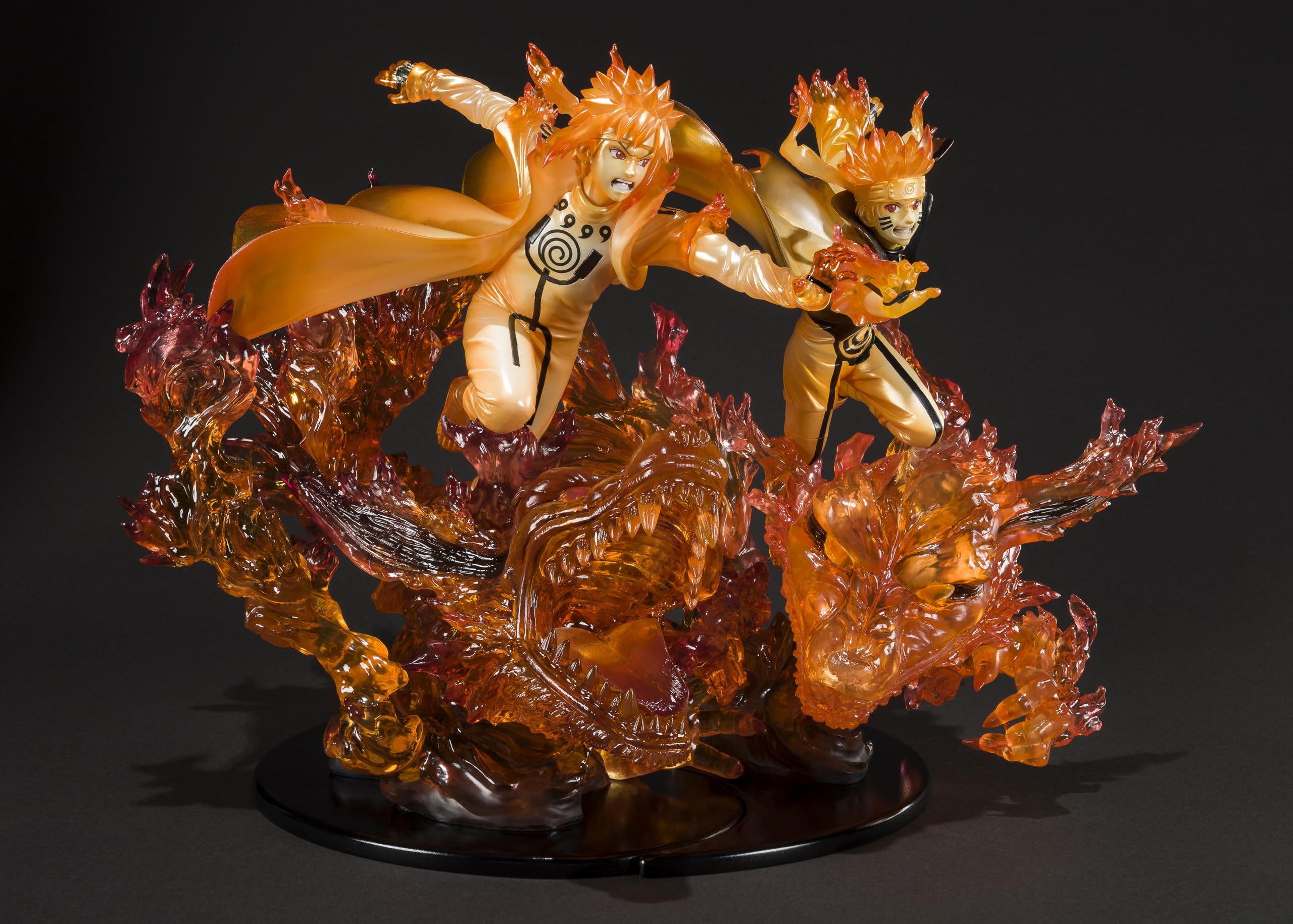Tamashii Nations Naruto Kurama battle moment captures energy and dramatic storytelling for fans.