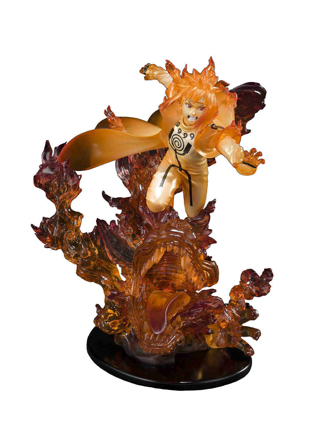 Tamashii Nations showcases the Naruto Minato Namikaze Kurama figure with intricate detail for display.