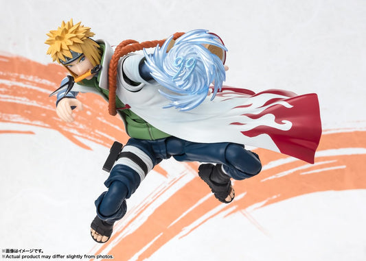 Tamashii Nations Naruto Minato Namikaze Narutop99 Edition expression parts for varied poses