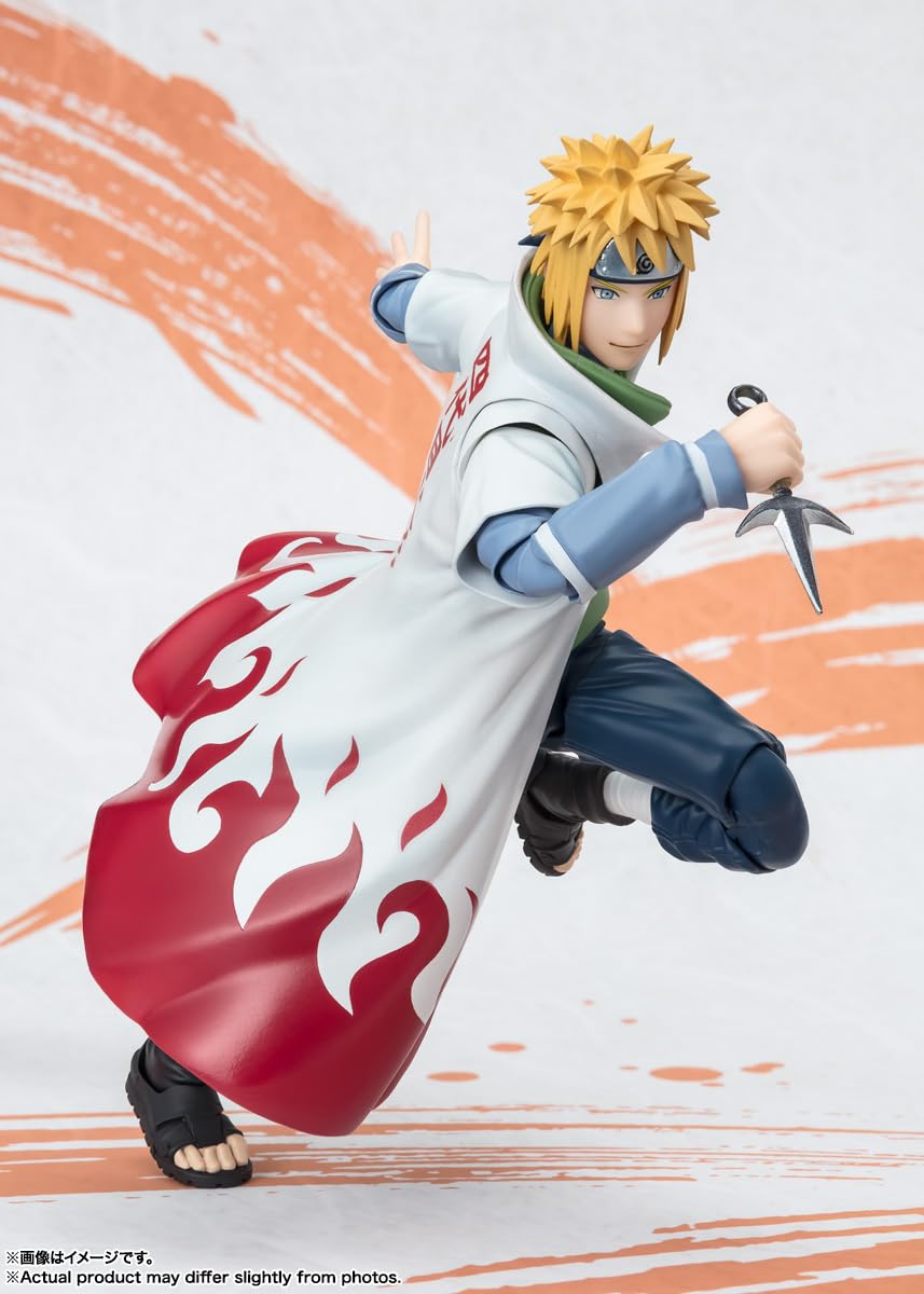 Tamashii Nations Naruto Minato Namikaze Narutop99 Edition hands for precise gestures