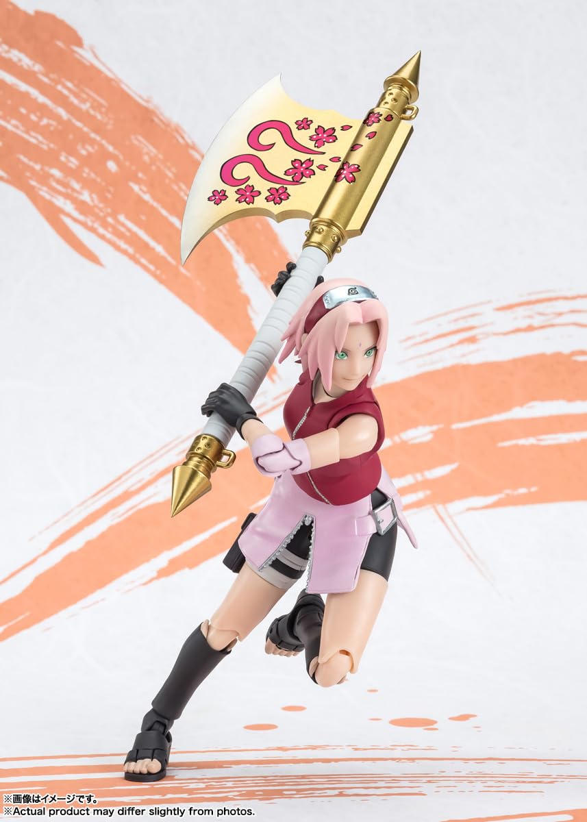 TAMASHII NATIONS Narutop99 edition hair part adds versatility to poses.
