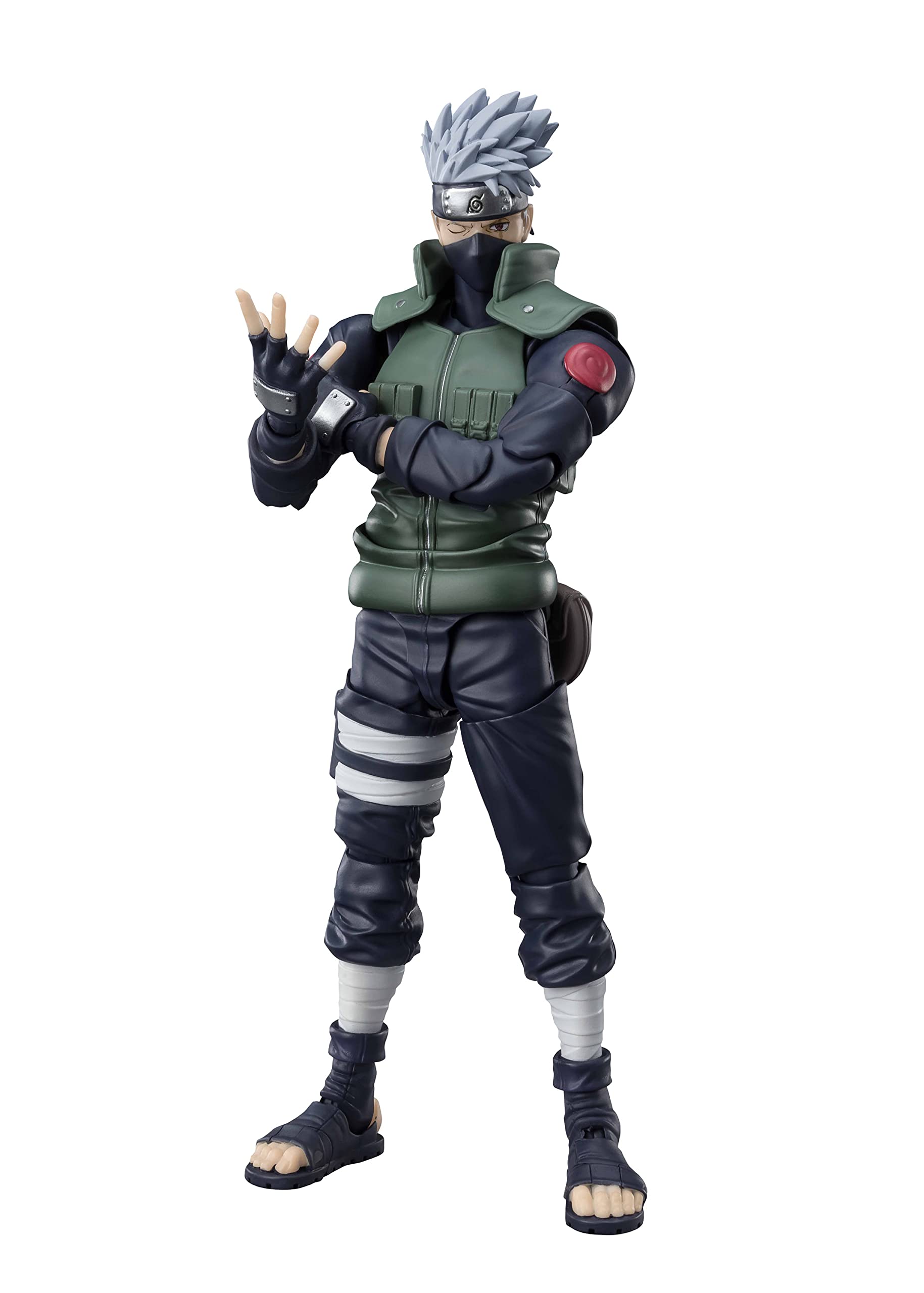 Tamashii Nations Kakashi main body for dynamic posing and display-ready detail