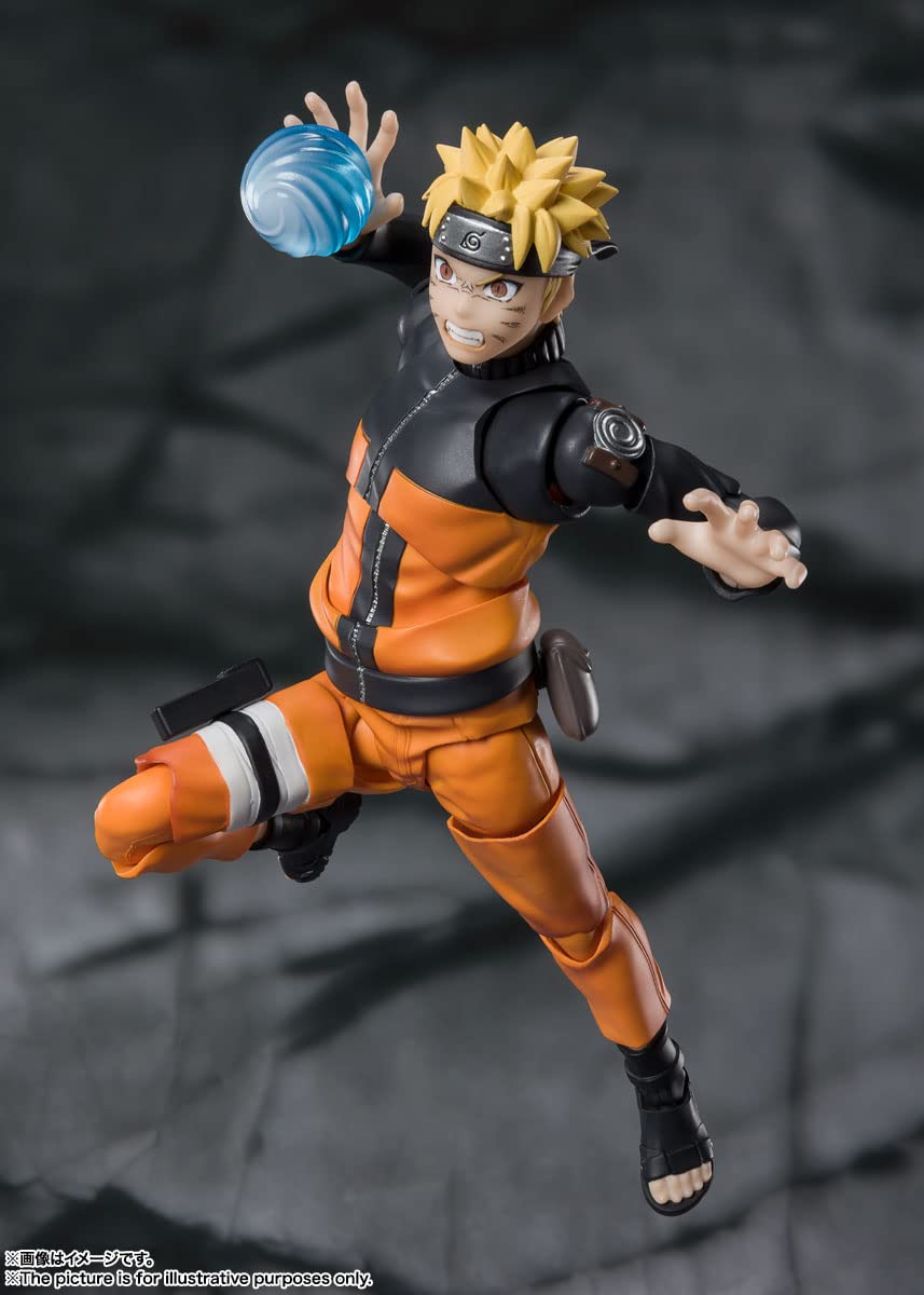 Tamashii Nations Naruto Uzumaki with crossed arm parts for classic dynamic poses.