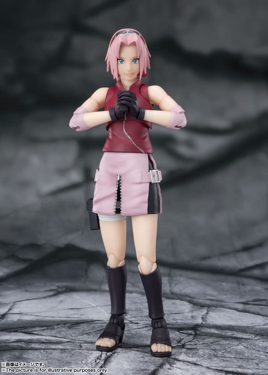 Tamashii Nations Sakura Haruno S.H.Figuarts hand effect parts for dynamic scenes.