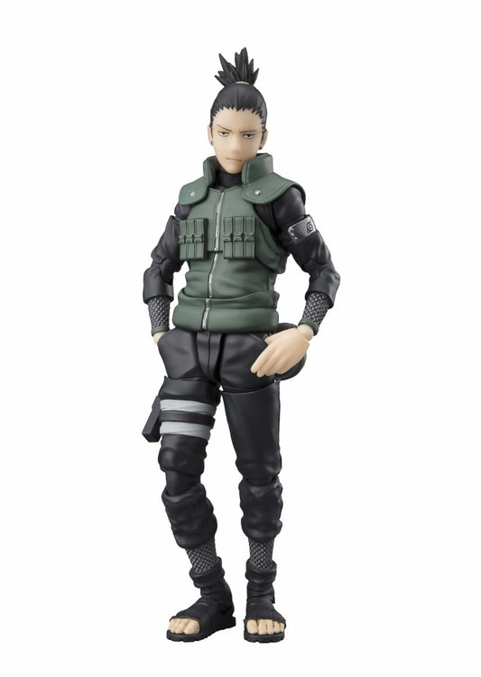 TAMASHII NATIONS Shikamaru Nara battle-face pose for dynamic action