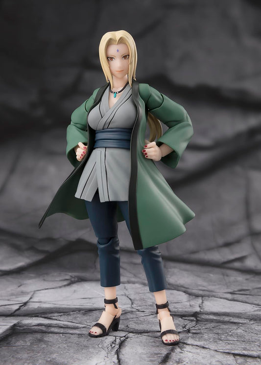 TAMASHII NATIONS Tsunade S.H.Figuarts battle form expression for dynamic dioramas.