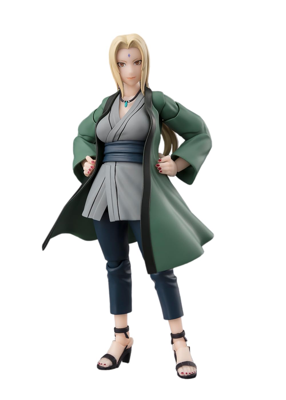 TAMASHII NATIONS Tsunade figure front view for display-ready poseability.