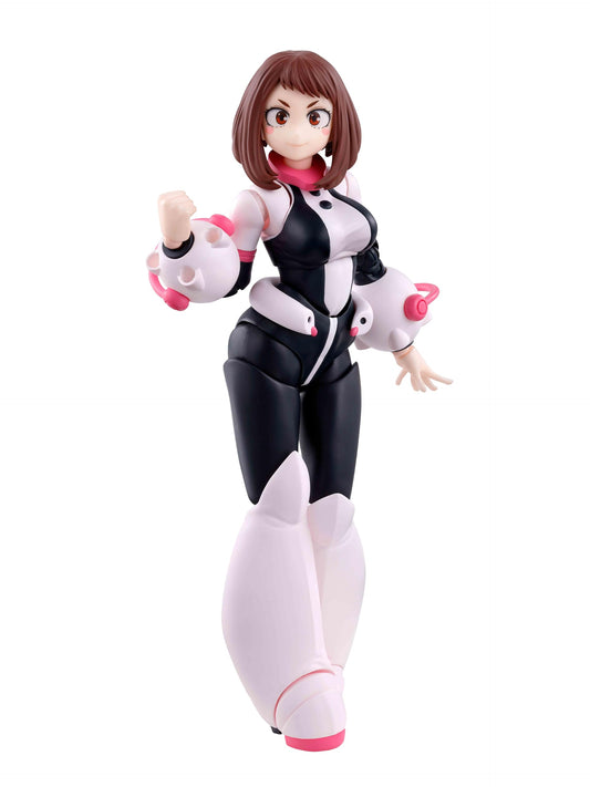 Tamashii Nations Ochako Uraraka S.H.Figuarts front view for dynamic display poses