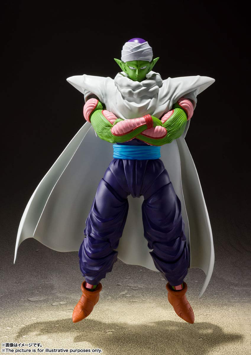 Tamashii Nations Piccolo back parts add balance for displays.