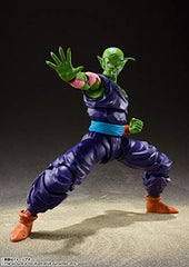Tamashii Nations Piccolo cape billowing display highlights dramatic action poses.