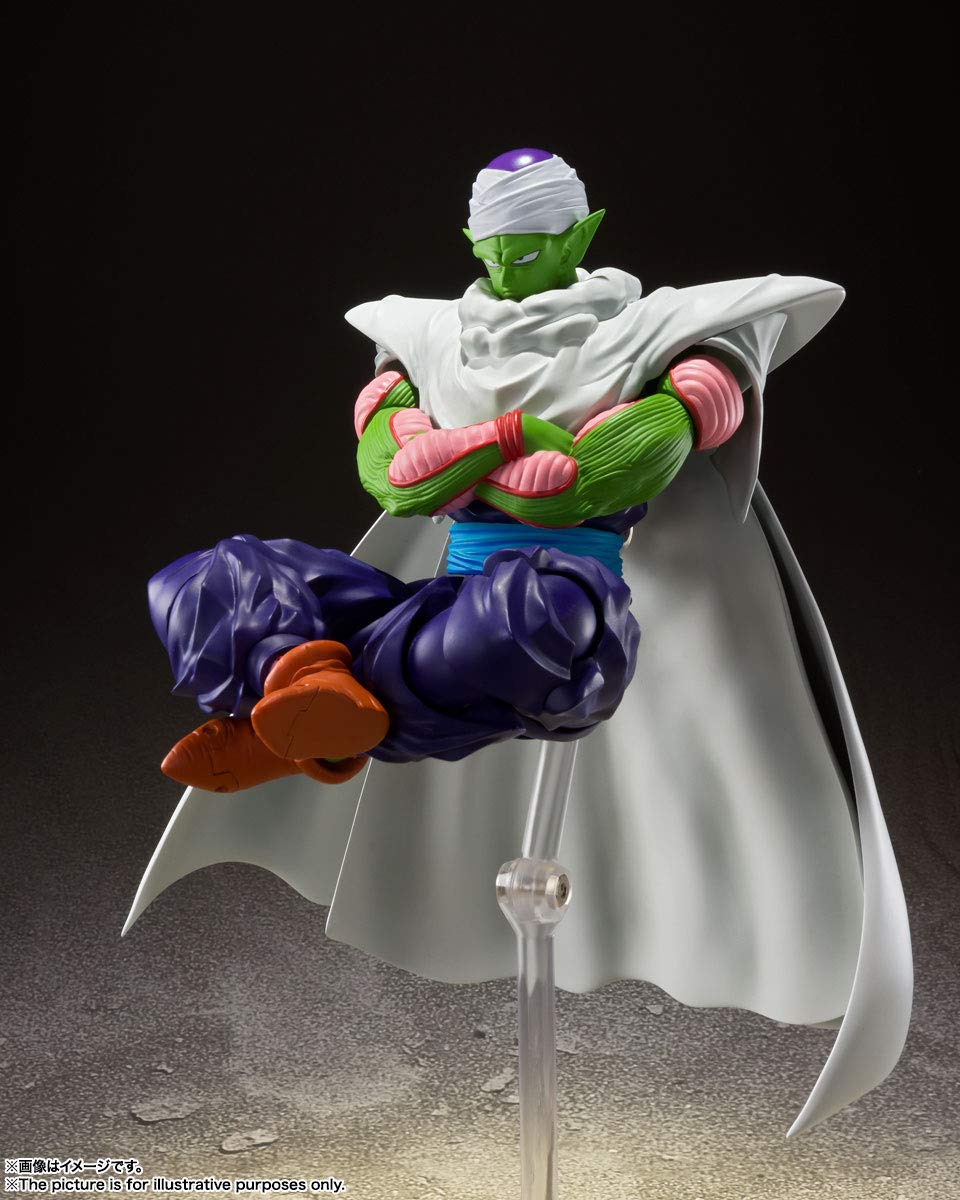 Tamashii Nations Piccolo set contents illustrate complete display kit.