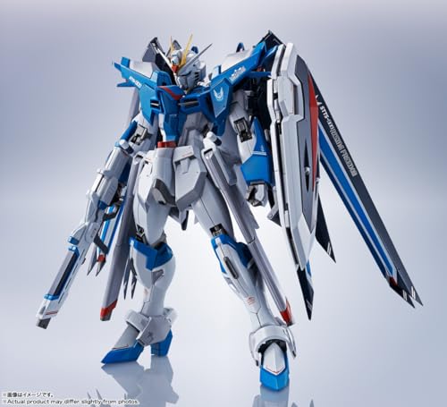 Tamashii Nations Rising Freedom Gundam beam rifle with action-ready detail