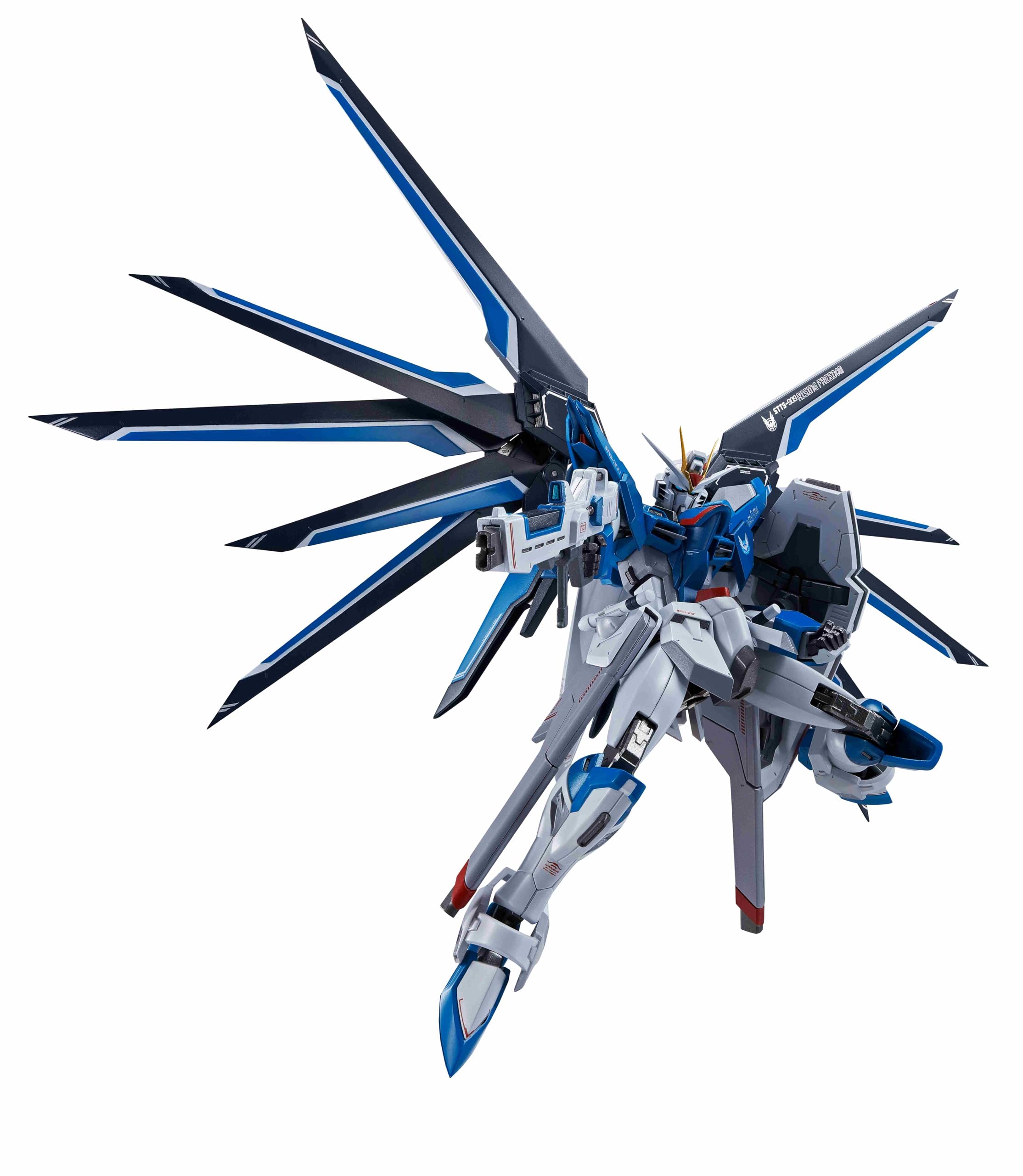 Tamashii Nations Rising Freedom Gundam main body for premium heft and pose options