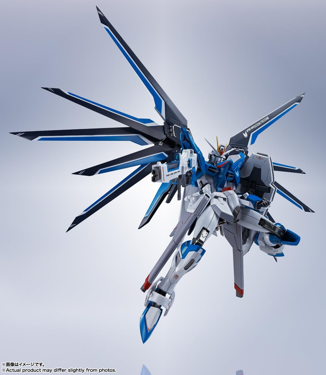 Tamashii Nations Rising Freedom Gundam shield joint set enables dynamic posing
