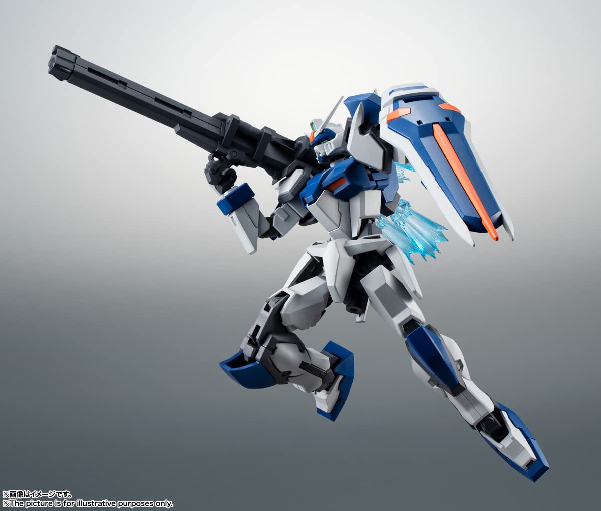 TAMASHII NATIONS Duel Gundam armor Schneider parts add visual battle-ready details.