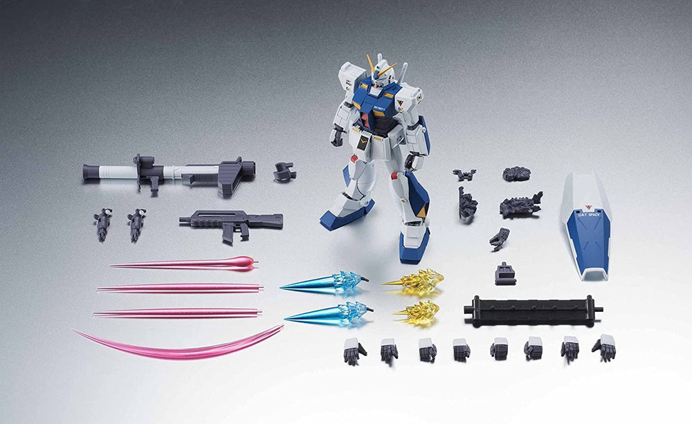 Tamashii Nations Gundam NT-1 Alex Ver. A.N.I.M.E. damaged parts for climactic scene.