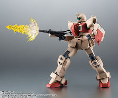TAMASHII NATIONS Robot Spirits 100mm machine gun adds display variety.