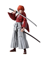 Tamashii Nations Kenshin Himura main figure for dramatic posing and display.