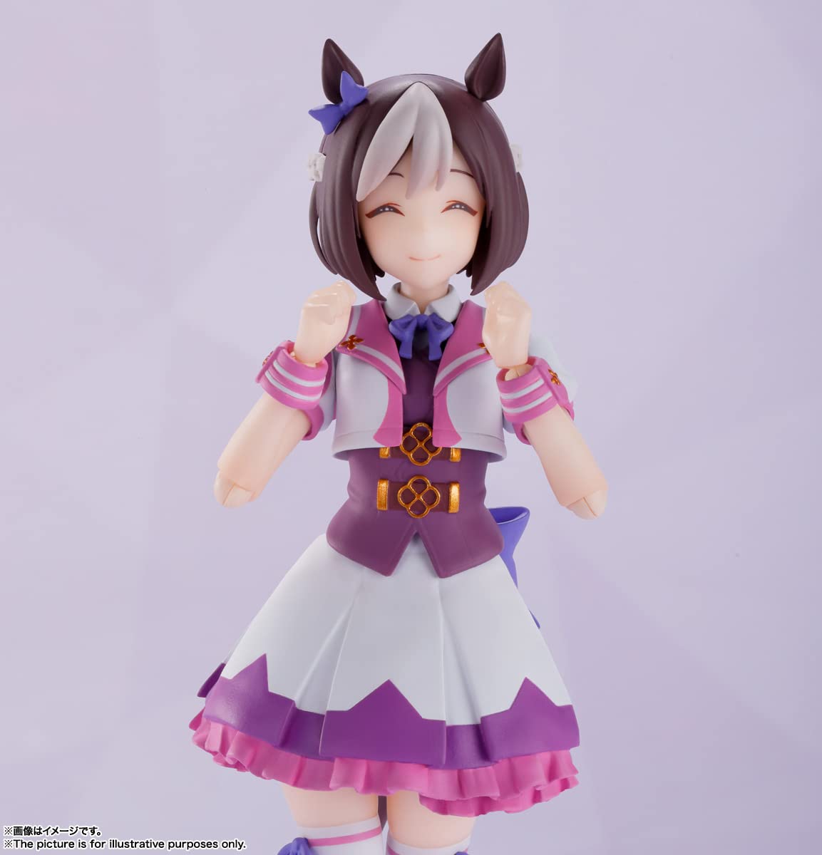 TAMASHII NATIONS S.H. Figuarts Special Week PVC ABS materials ensure durability.