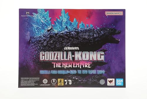 TAMASHII NATIONS S.H.MonsterArts Godzilla x Kong dynamic pose showcases screen-accurate sculpting.
