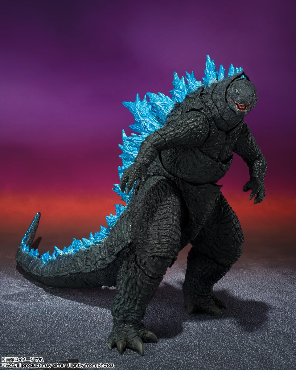 TAMASHII NATIONS S.H.MonsterArts Godzilla x Kong main body for versatile poseability.