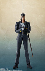 Tamashii Nations S.H.Figuarts Hajime Saito unsheathing sword for dynamic display