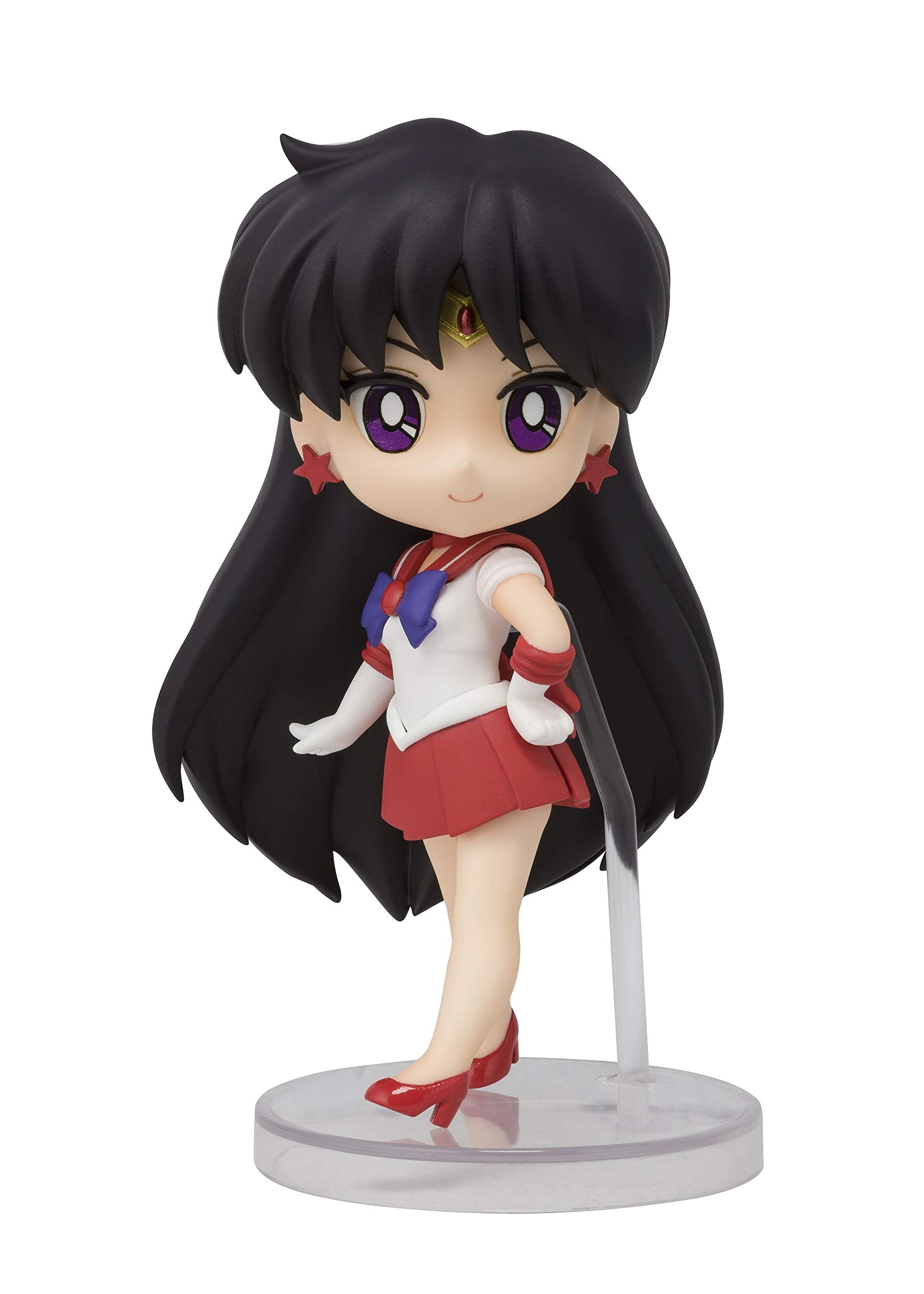 Tamashii Nations Sailor Mars mini figure in box, ideal for display.