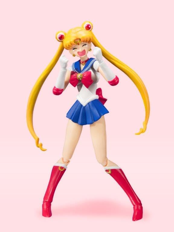 Tamashii Nations Sailor Moon Animation Color Edition interchangeable expressions offer varied looks