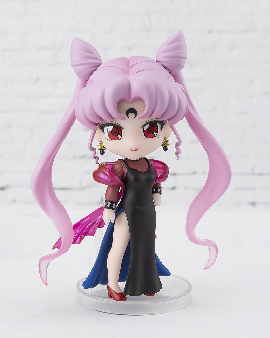 Tamashii Nations Sailor Moon Black Lady Figuarts Mini packaging shows licensing label