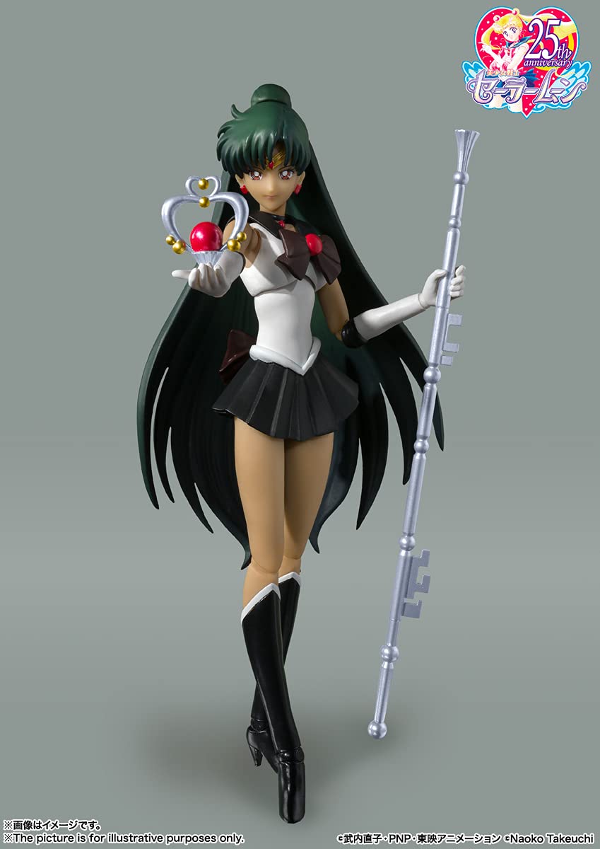Tamashii Nations Sailor Pluto S.H.Figuarts poseability close-up highlight articulation