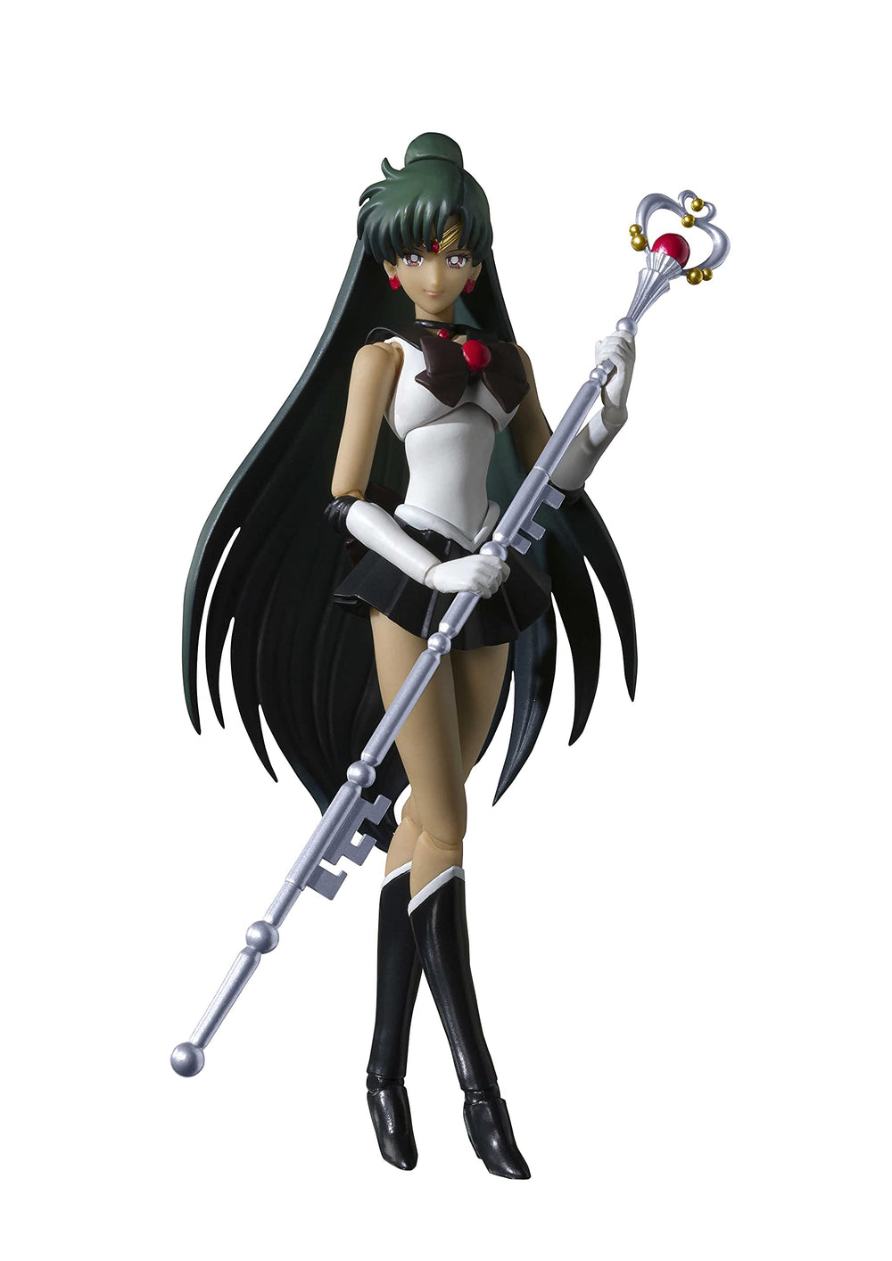 Tamashii Nations Sailor Pluto S.H.Figuarts front view for dynamic display poses