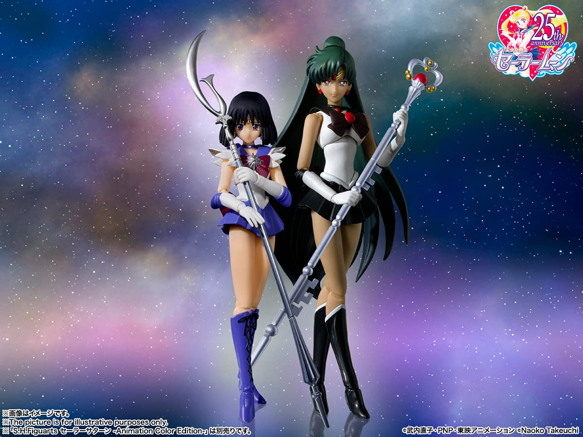 Tamashii Nations Sailor Pluto stand included for stable posing