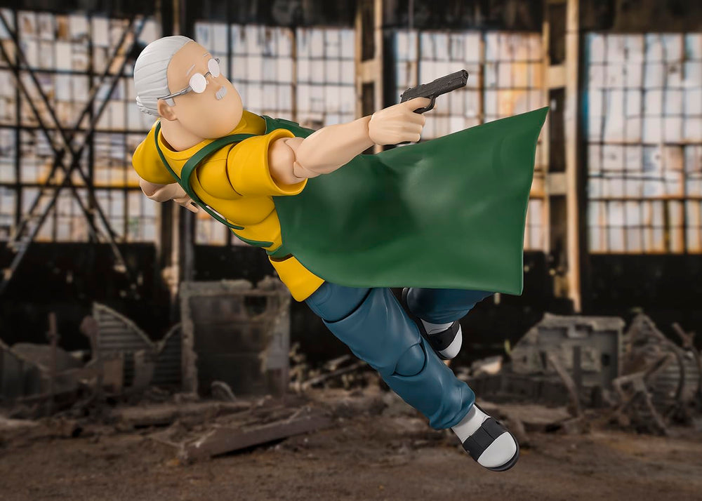 Gun accessory included for action oriented diorama with TAMASHII NATIONS Sakamoto Taro.