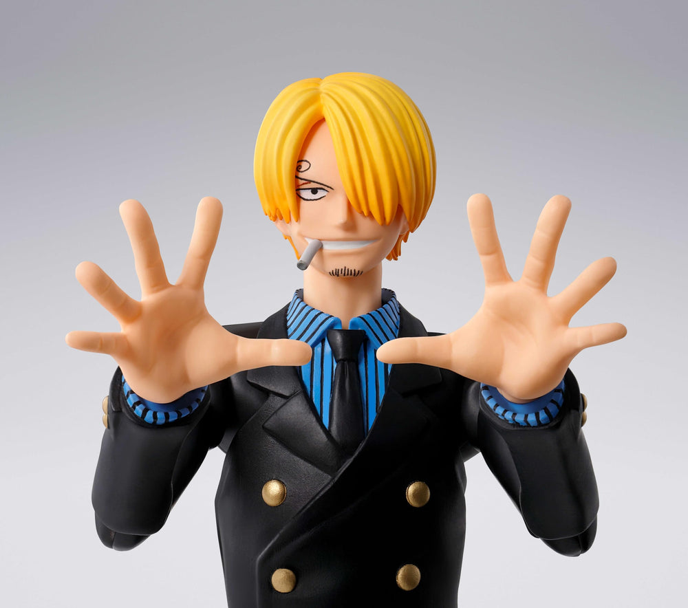 TAMASHII NATIONS Sanji Romance Dawn packaging with licensing badge