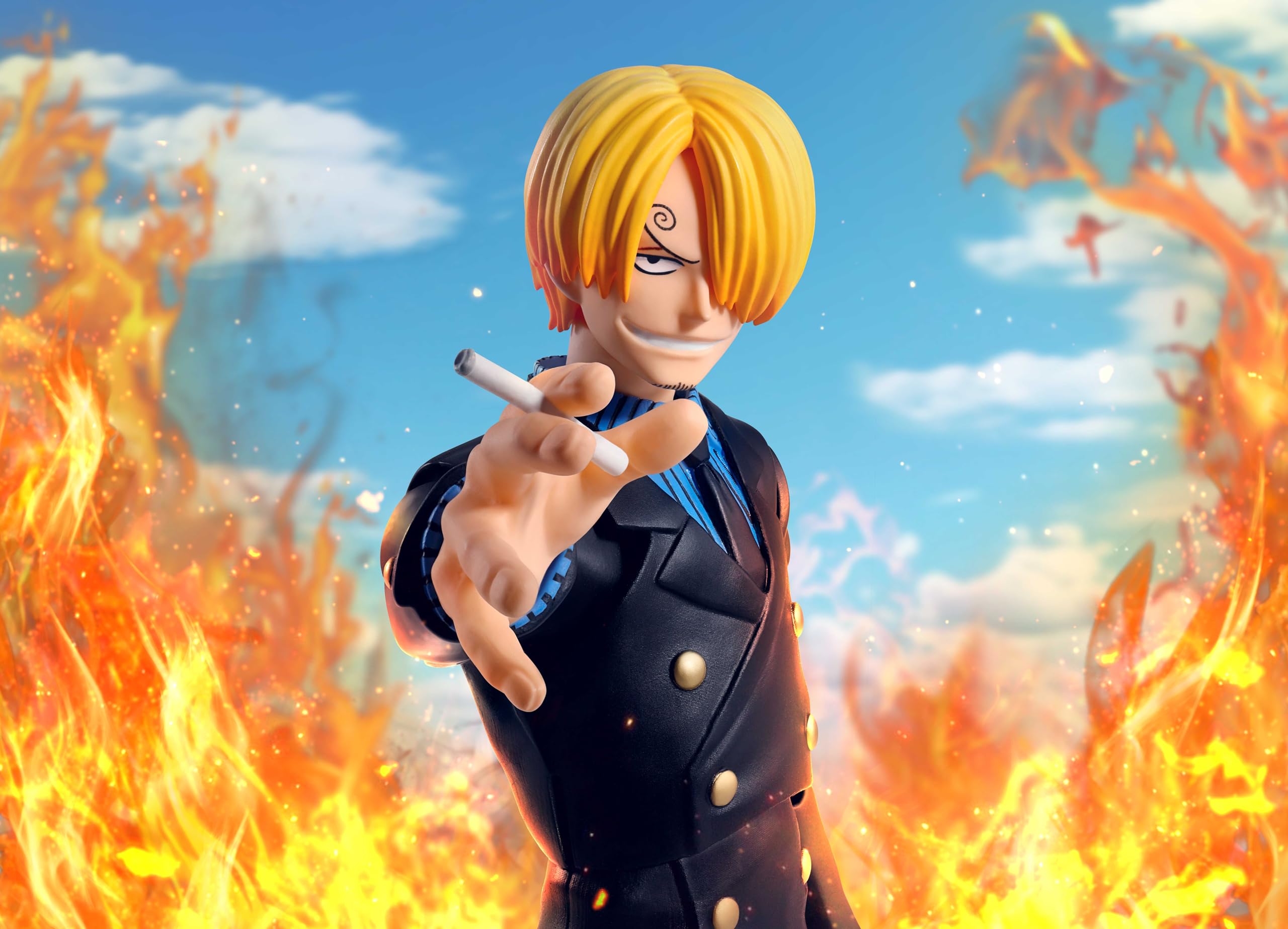 TAMASHII NATIONS Sanji plates and parts for quick swaps