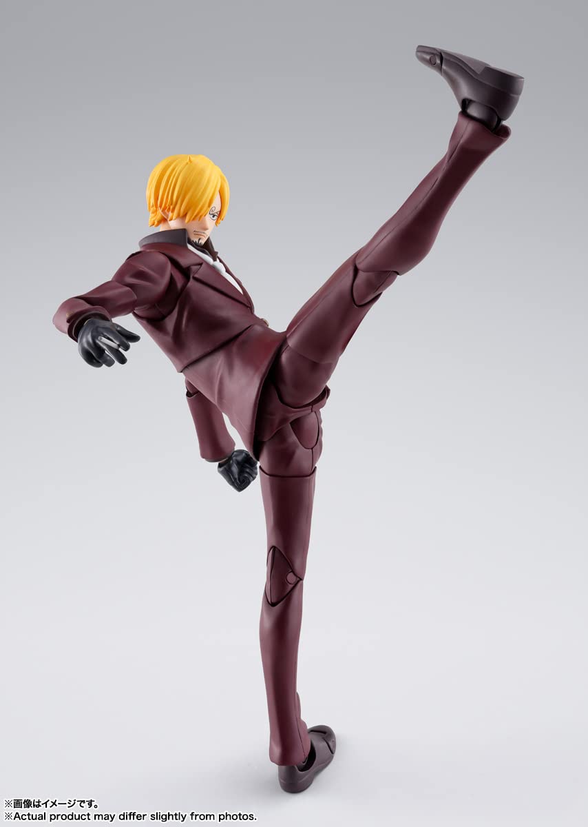TAMASHII NATIONS Sanji optional expressions for mood-rich display options.