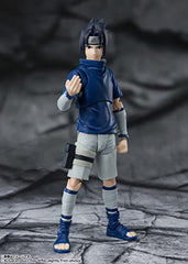Tamashii Nations Sasuke expression part-one captures a determined look.