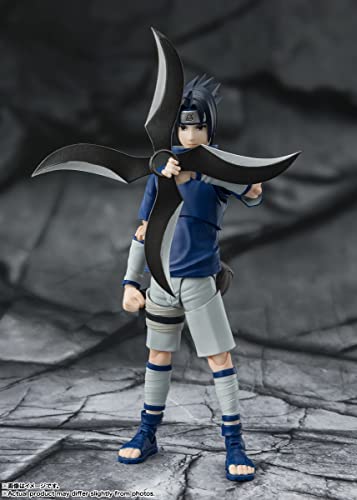 Tamashii Nations Sasuke expression part-two offers a surprised expression.