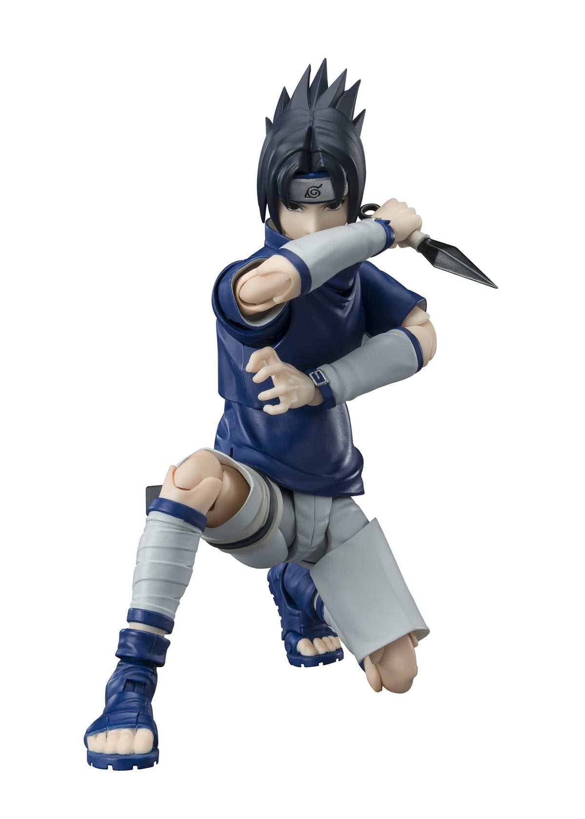 Tamashii Nations Sasuke Uchiha main body for dynamic display and posing.