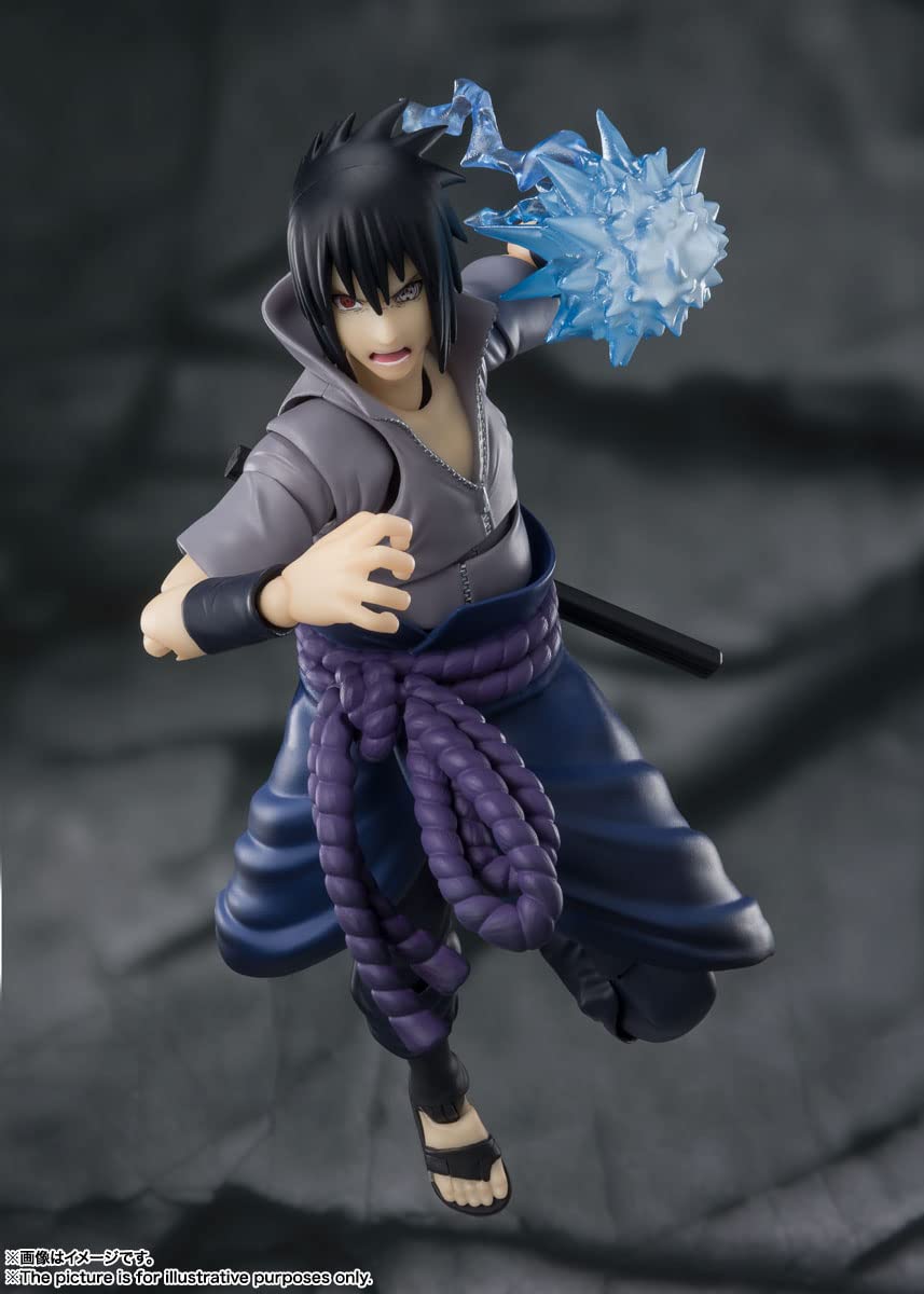 Tamashii Nations Sasuke Uchiha S.H.Figuarts 5.9 inch figure height for shelf presence